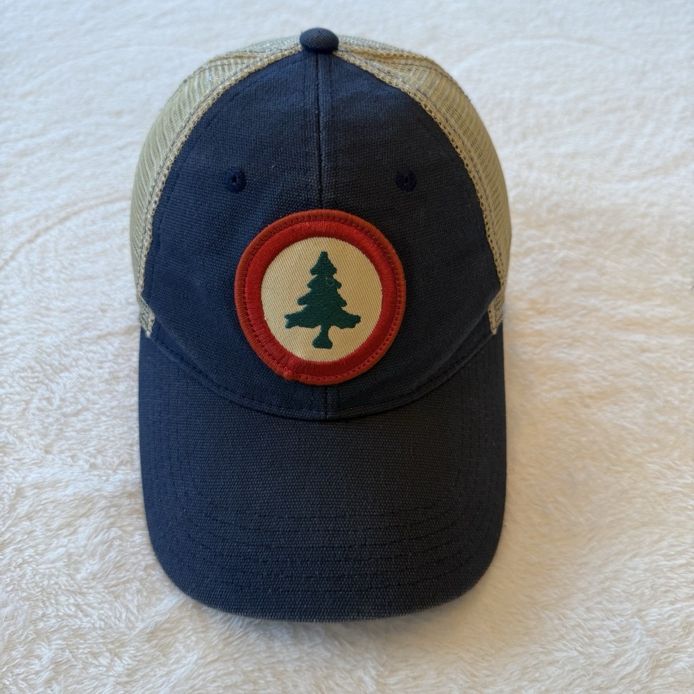 Civil Standard x Huckberry New England Trucker Hat Mesh Snapback Navy Patch Cap